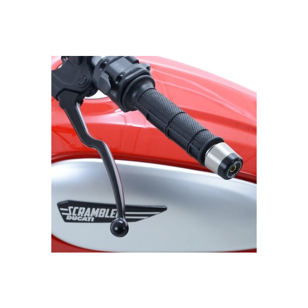 R&G Bar End Sliders for Ducati Scrambler (800) '15-, Urban Enduro '15-'17, Desert Sled '18-, Ducati Scrambler Street Classic '18- & Suzuki V-Strom 1050 '20-